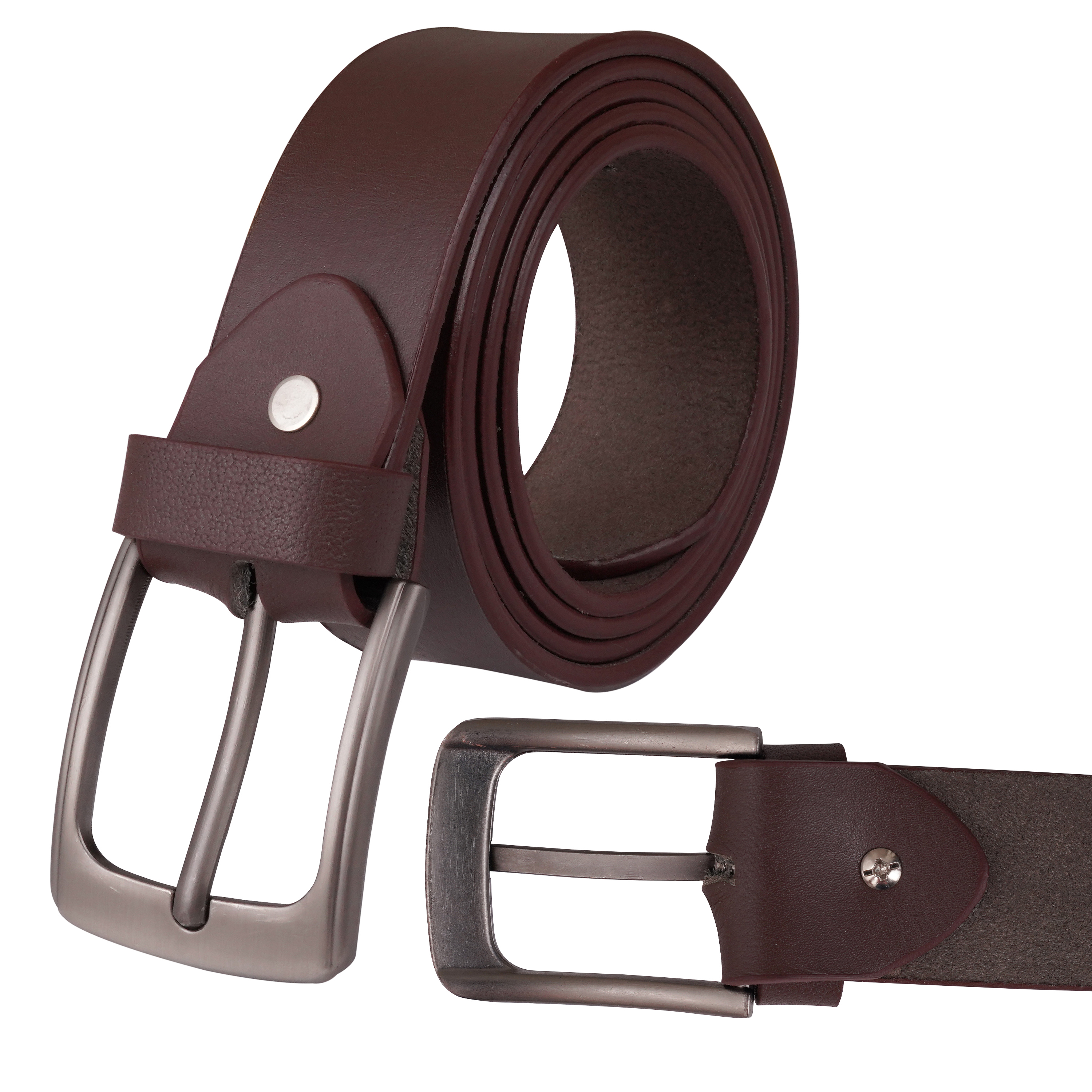 Brown Leather Belt - Men's